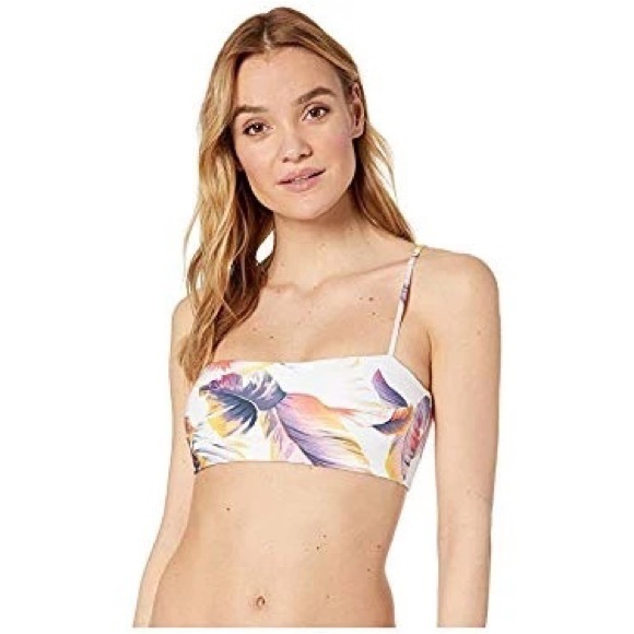 L space bandeau sunset palm bikini top - Picture 1 of 4